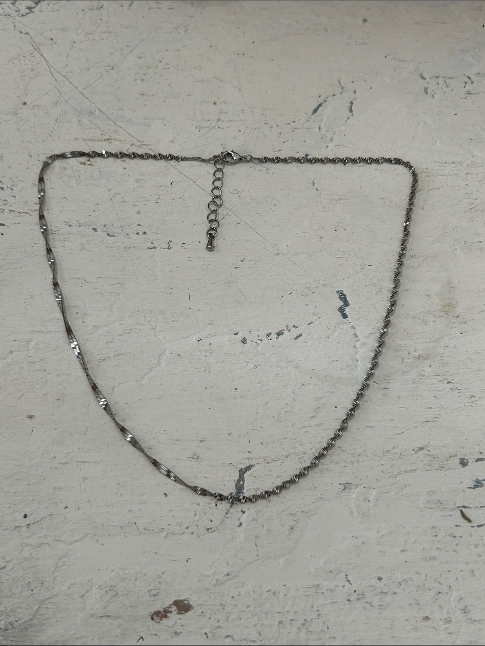 Silver-Tone Women's Chain Necklace